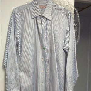 Men's Blue Striped Shirt